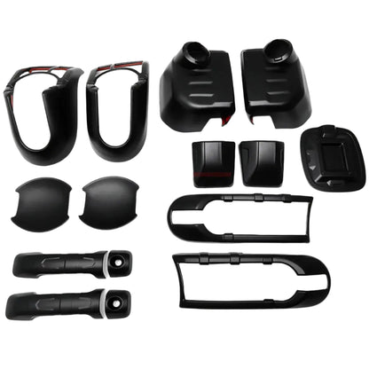 Exterior Accessory For Toyota FJ Cruiser 2007-2022 Rearview Mirror Cap Handle Bowl Cover Fuel Tank Cap Taillight Fog Light Trim Tuck's Performance