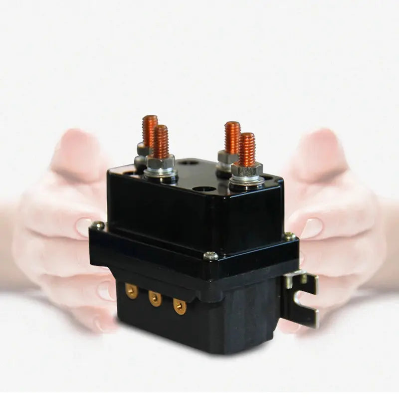 For ATV SUV Premium 12V 250A Universal Winch Solenoid Relay Winch Solenoid Relay Contactor Replacement Accessories Tuck's Performance