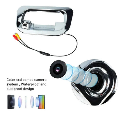 For Toyota Hilux 2005-2014 Rear Tailgate Handle Camera Rearview Camera Backup Camera Reverse Parking Camera Tuck's Performance