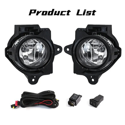 For Toyota Hilux Vigo MK7 2011 2012 2013 2014 2015 LED Car Fog Lamps Front Bumper Headlight Halogen Bulb With Wires Accessories Tuck's Performance