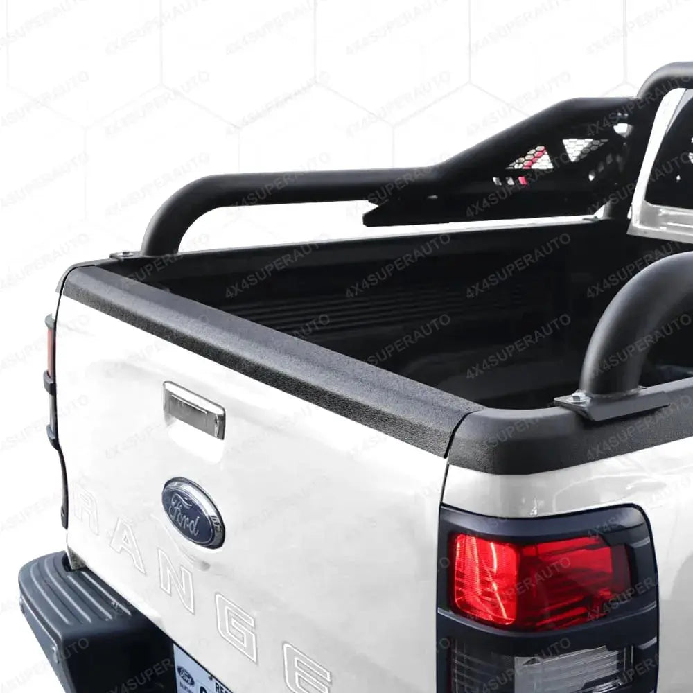 Ford Ranger 2012–2022 Tailgate Rail Guard Cover – No Drill ABS Rear Protector Tuck's Performance