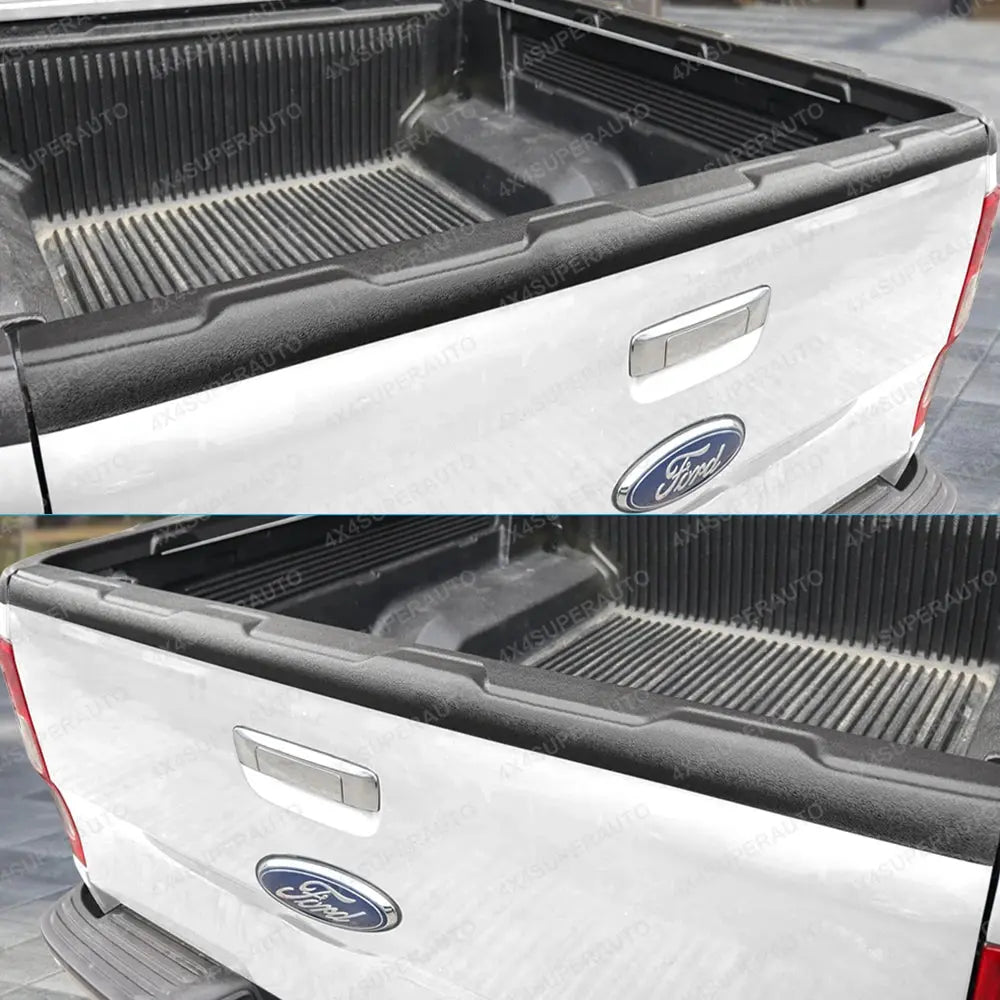 Ford Ranger 2012–2022 Tailgate Rail Guard Cover – No Drill ABS Rear Protector Tuck's Performance