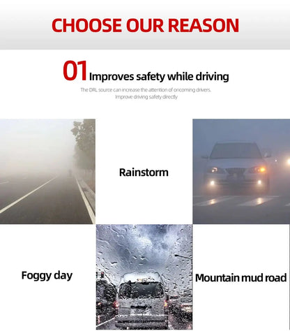 Ford Ranger 2022+ LED Daytime Running Lights – Dynamic Indicator DRL Fog Light Upgrade Tuck's Performance