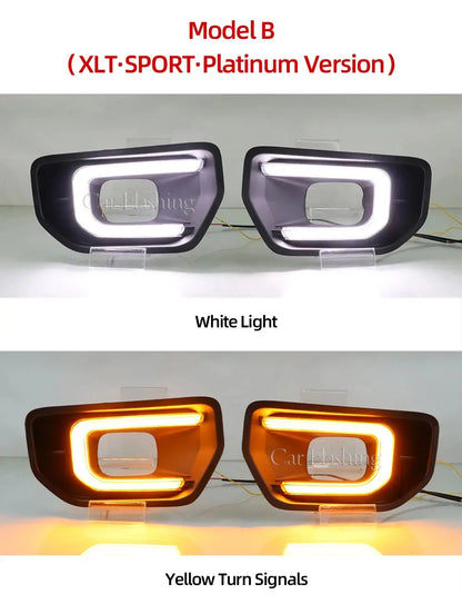 Ford Ranger 2022+ LED Daytime Running Lights – Dynamic Indicator DRL Fog Light Upgrade Tuck's Performance