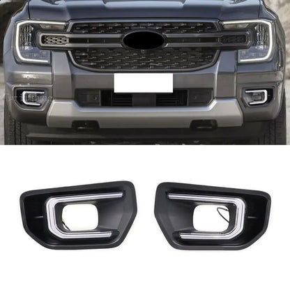 Ford Ranger 2022+ LED Daytime Running Lights – Dynamic Indicator DRL Fog Light Upgrade Tuck's Performance