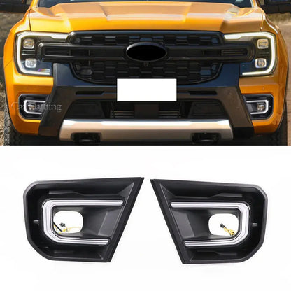 Ford Ranger 2022+ LED Daytime Running Lights – Dynamic Indicator DRL Fog Light Upgrade Tuck's Performance
