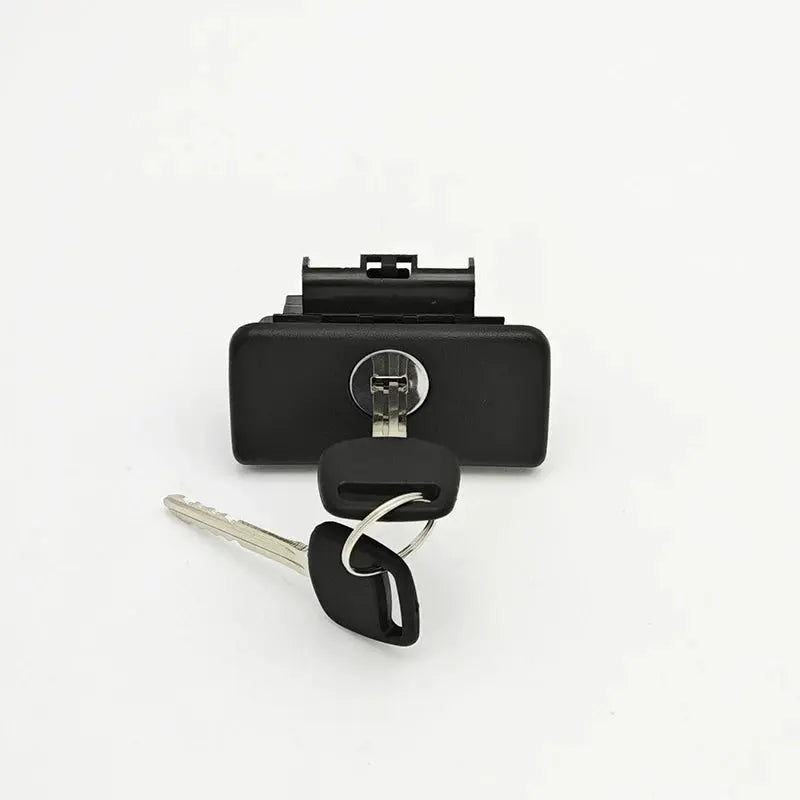 Glove Box Handle Glove Box Lock With Key Cylinder Black 05-14 Hilux Tuck's Performance