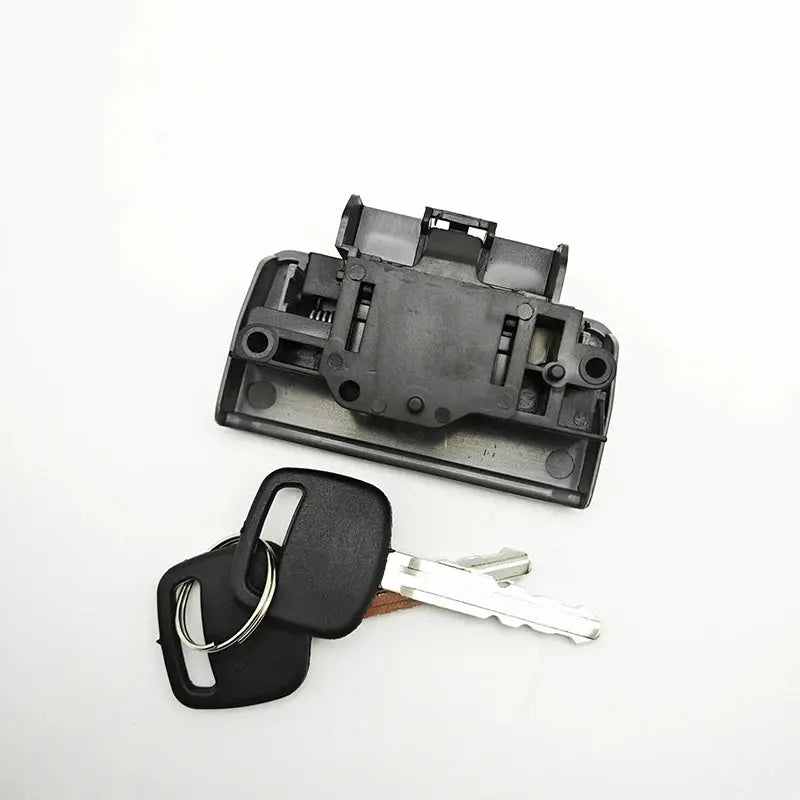 Glove Box Handle Glove Box Lock With Key Cylinder Black 05-14 Hilux Tuck's Performance