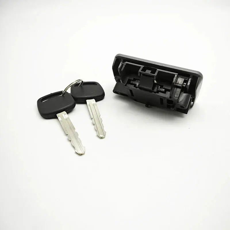 Glove Box Handle Glove Box Lock With Key Cylinder Black 05-14 Hilux Tuck's Performance