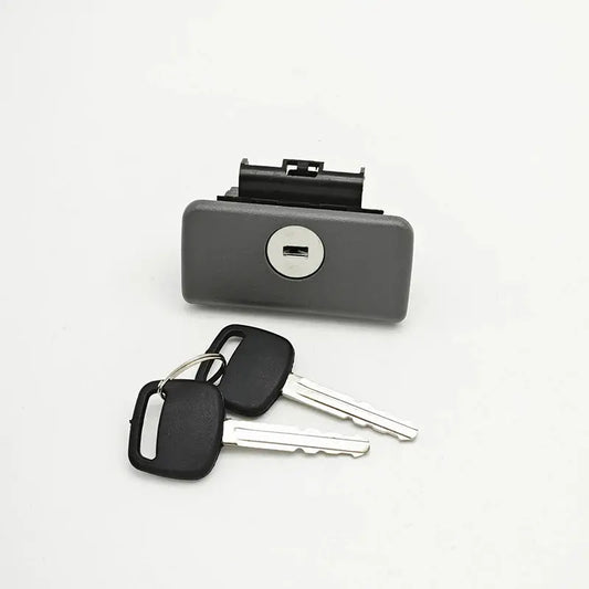 Glove Box Handle Glove Box Lock With Key Cylinder Grey 05-14 Hilux Tuck's Performance