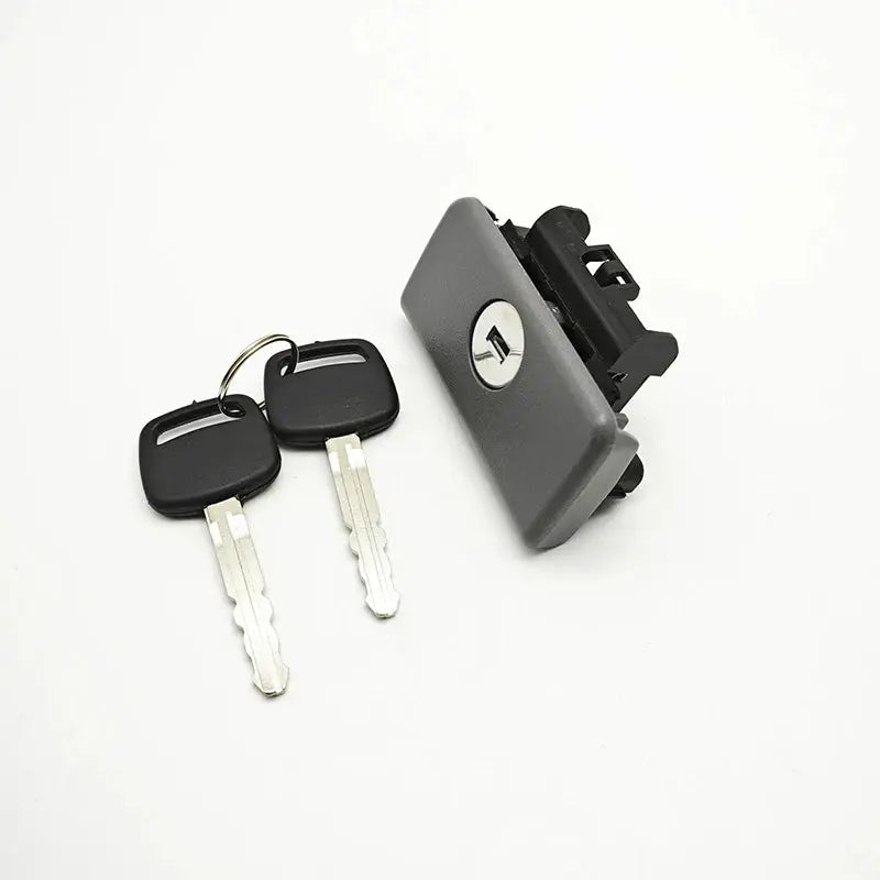 Glove Box Handle Glove Box Lock With Key Cylinder Grey 05-14 Hilux Tuck's Performance
