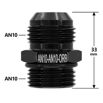 1Pcs Aluminum Alloy AN6/AN8/AN10/AN12 to AN/M14/M16/M18x1.5 Metric Fuel Hose Adapter Pipe Thread Fitting for Oil Cooler System Tuck's Performance
