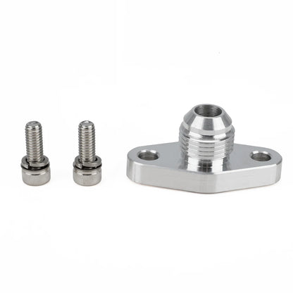 Universal 8AN Turbo Oil Return Drain Flange 38mm Bride Turbo AN8 for GT15 GT17 IHI RHF4 TD04 KKK K03 Garrett Tuck's Performance