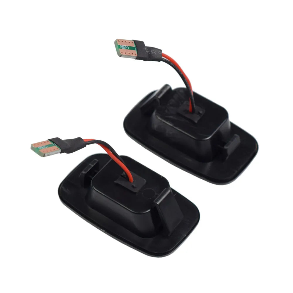 2Pcs For Toyota Landcruiser Land Cruiser 70 80 100 Series Flowing LED Side Marker Turn Signal Lights Indicator Blinker Lamps Tuck's Performance