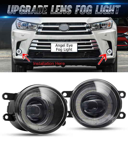 Fog Light Assembly Hilux  SR5 2015-2019 Car LED DRL  Daytime Driving light