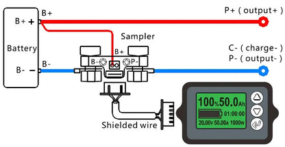 TK15 8V-80V Battery Capacity Tester 50A-350A image 10