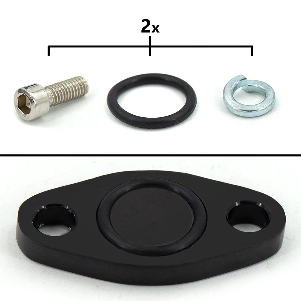 SAI Delete Block Off Plate Kit for Audi VW 1.8T Engines, Air Injection Combi Valve Delete for MK4 Golf Jetta TT A4 B5 B6 Tuck's Performance