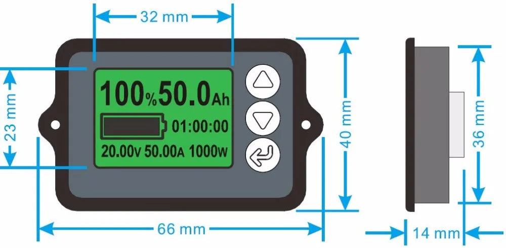TK15 8V-80V Battery Capacity Tester 50A-350A image 8