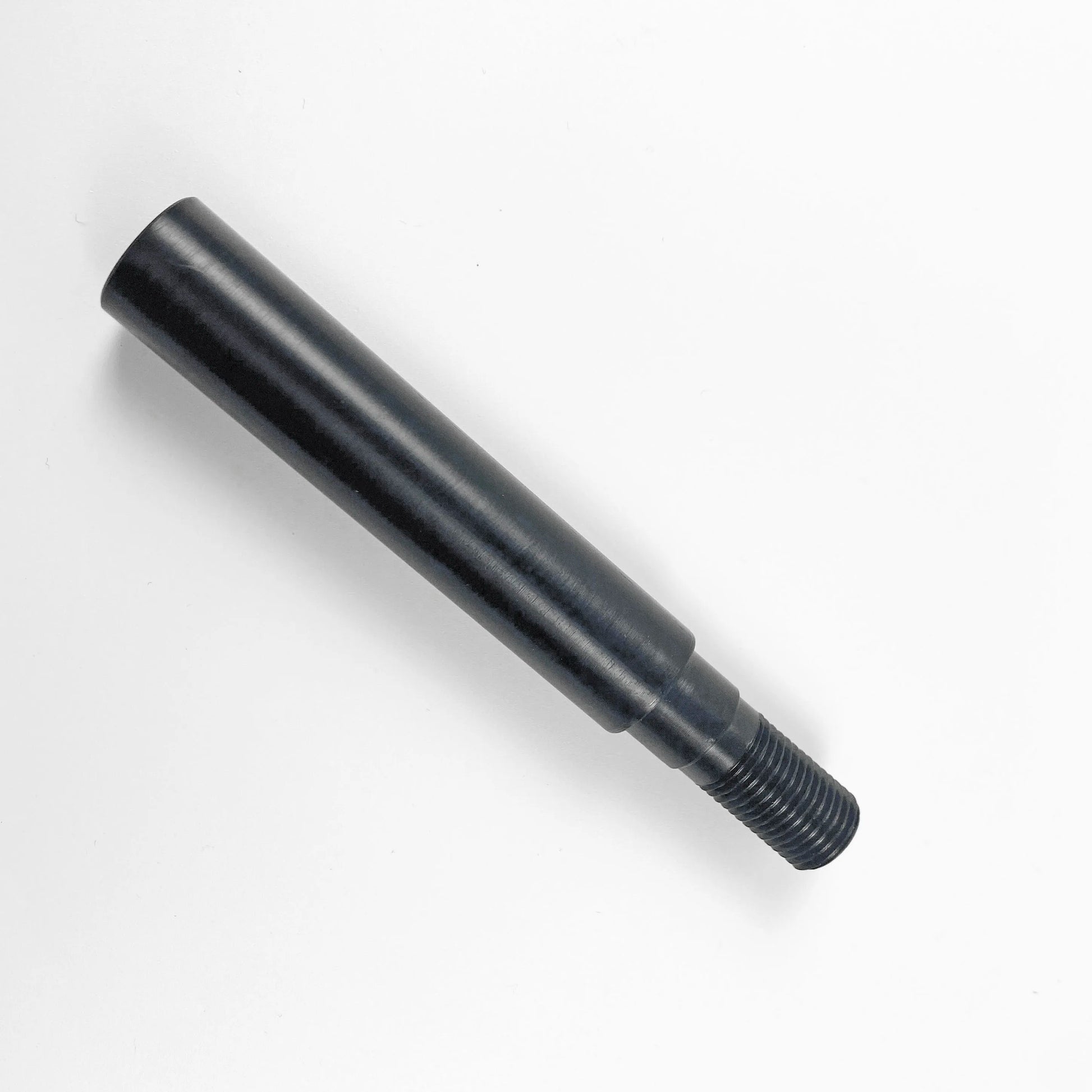 Black anodised shifter extension, thread detail