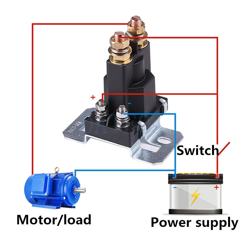 12V/24V 500A High Current Starter Relay image 6