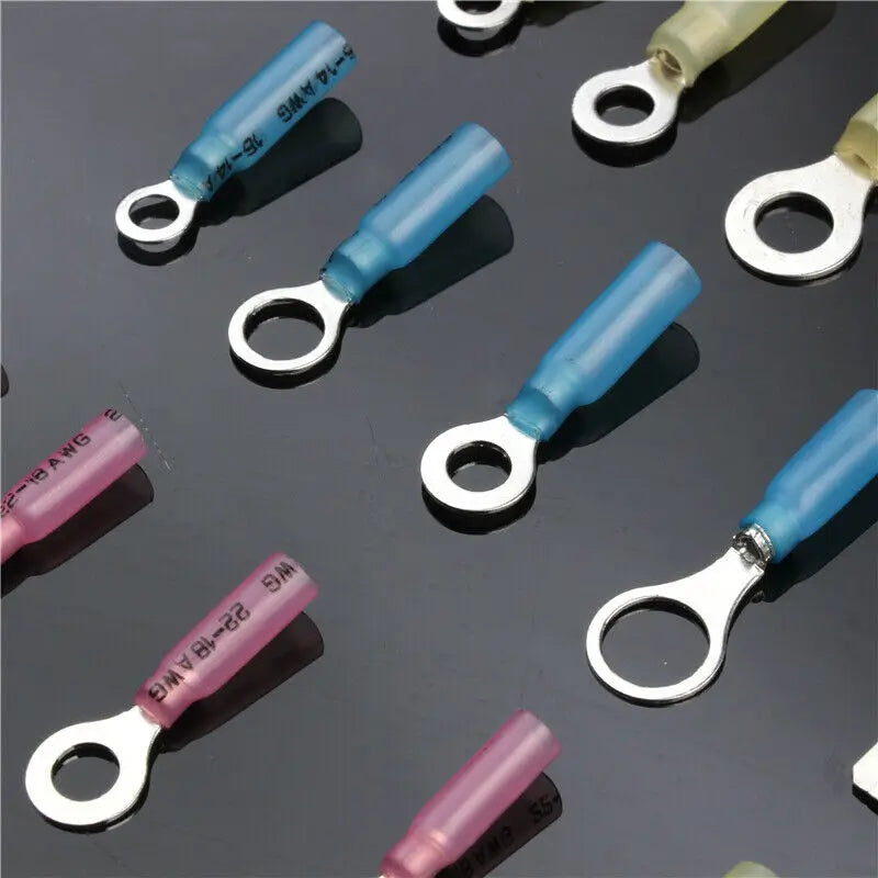240pc Heat Shrink Ring & Spade Connector Kit product view 11