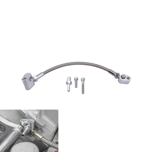 LS Cylinder Head Coolant Steam Port Crossover Throttle Body Bypass Hose Kit For GM Serie LS1 LSX LM7 LR4 LQ4 LS6 L59 LQ9 LM4 L33 Tuck's Performance