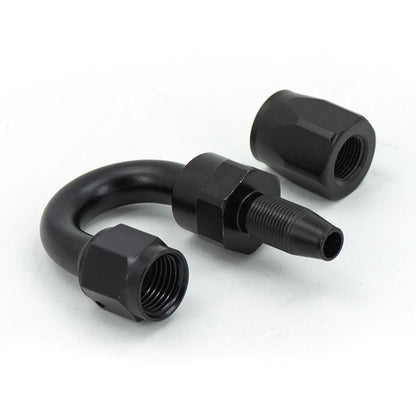 1PCS AN6 AN8 AN10 Straight 45 90 120 180 Degree Oil Fuel Swivel Hose End Fitting Oil Hose End Adaptor