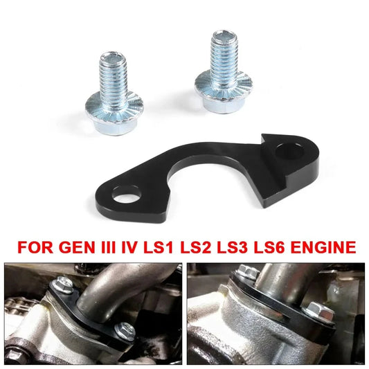 New LS1 Billet Oil Pump Pickup Tube Brace Girdle Brace Hold Down For GEN III IV LS1 LS2 LS3 LS6 Corvette Trans Tuck's Performance