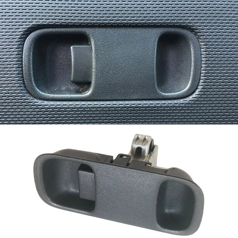 Pajero glove box latch detail
