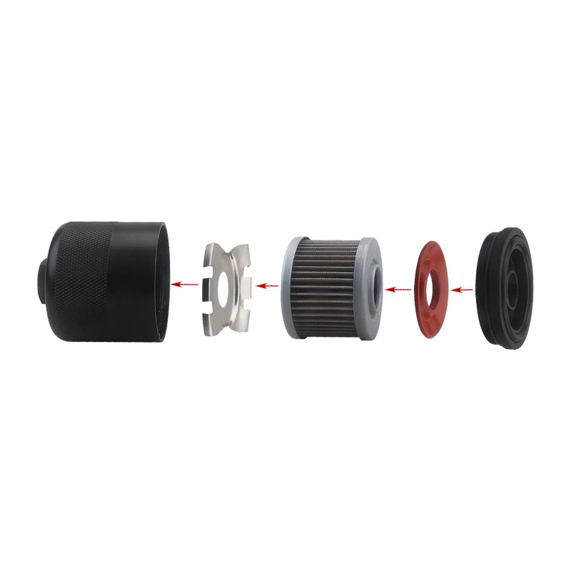 New Reusable Billet Oil Filter for Honda K-Series K20 K24 Tuck's Performance