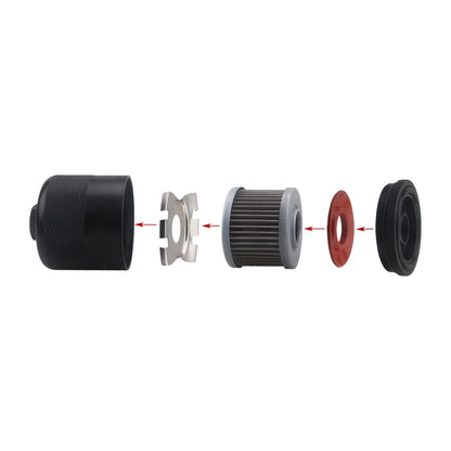New Reusable Billet Oil Filter for Honda K-Series K20 K24 Tuck's Performance