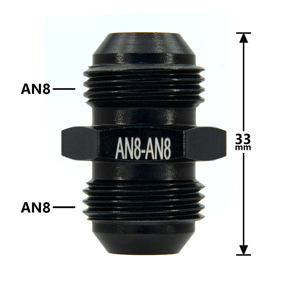 1Pcs Aluminum Alloy AN6/AN8/AN10/AN12 to AN/M14/M16/M18x1.5 Metric Fuel Hose Adapter Pipe Thread Fitting for Oil Cooler System Tuck's Performance