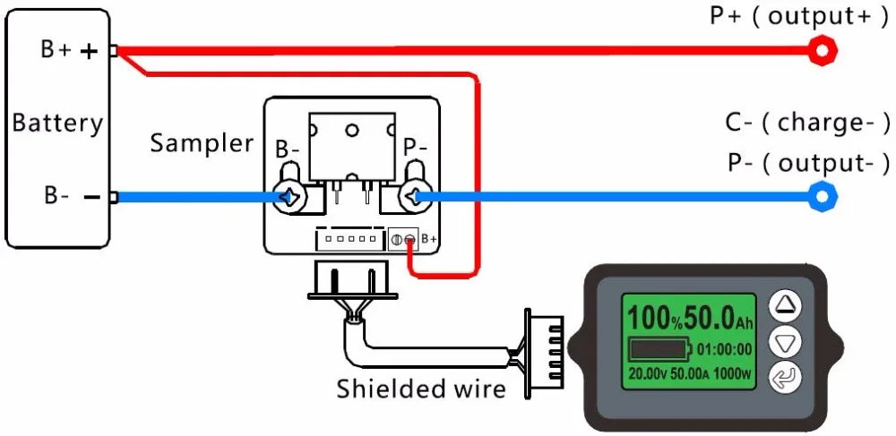 TK15 8V-80V Battery Capacity Tester 50A-350A image 9