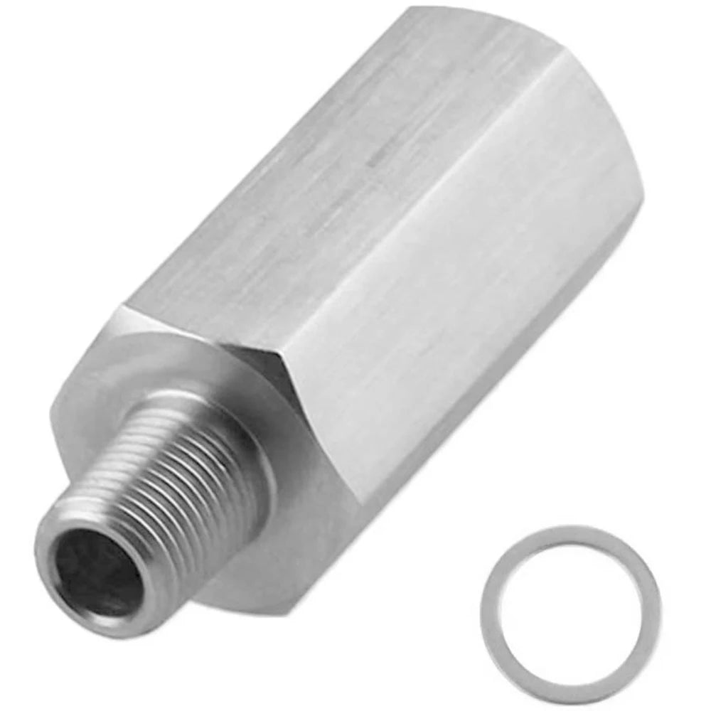 1/8'' BSPT & 1/8'' NPT & M10 Stainless Steel Oil Pressure Sensor Connector Joint to NPT Tee Adapter Turbo Accessories Adapter Tuck's Performance