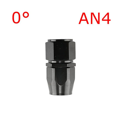 AN Swivel Hose End Fitting, Black | AN4 to AN12 | Straight, 45, 90 & 180 Degree Tucks Performance