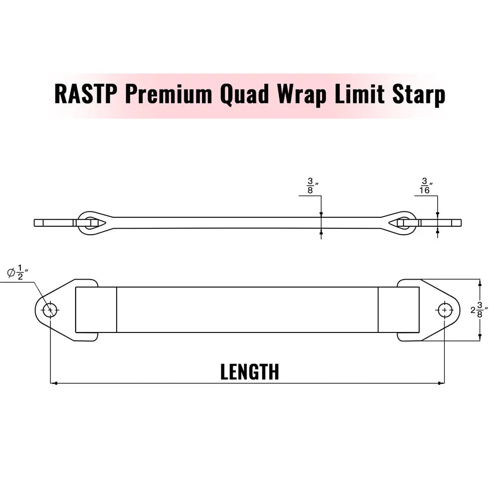 10 inch limit strap length reference