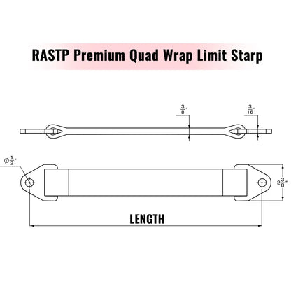 10 inch limit strap length reference