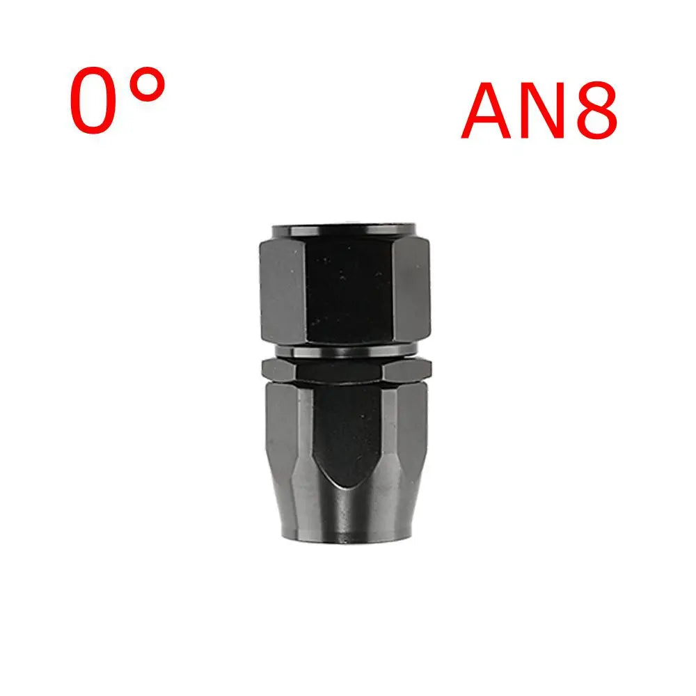 AN Swivel Hose End Fitting, Black | AN4 to AN12 | Straight, 45, 90 & 180 Degree Tucks Performance