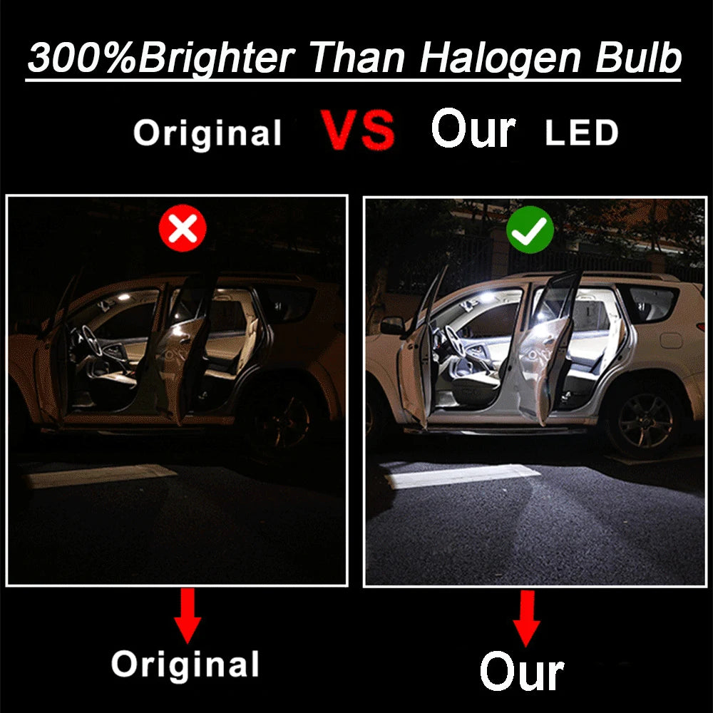 For Nissan NP300 Frontier 2016 2017 2018 2019 2020 2021 2022 Accessories Car Interior LED Light Canbus Dome License Plate Lamp Tuck's Performance