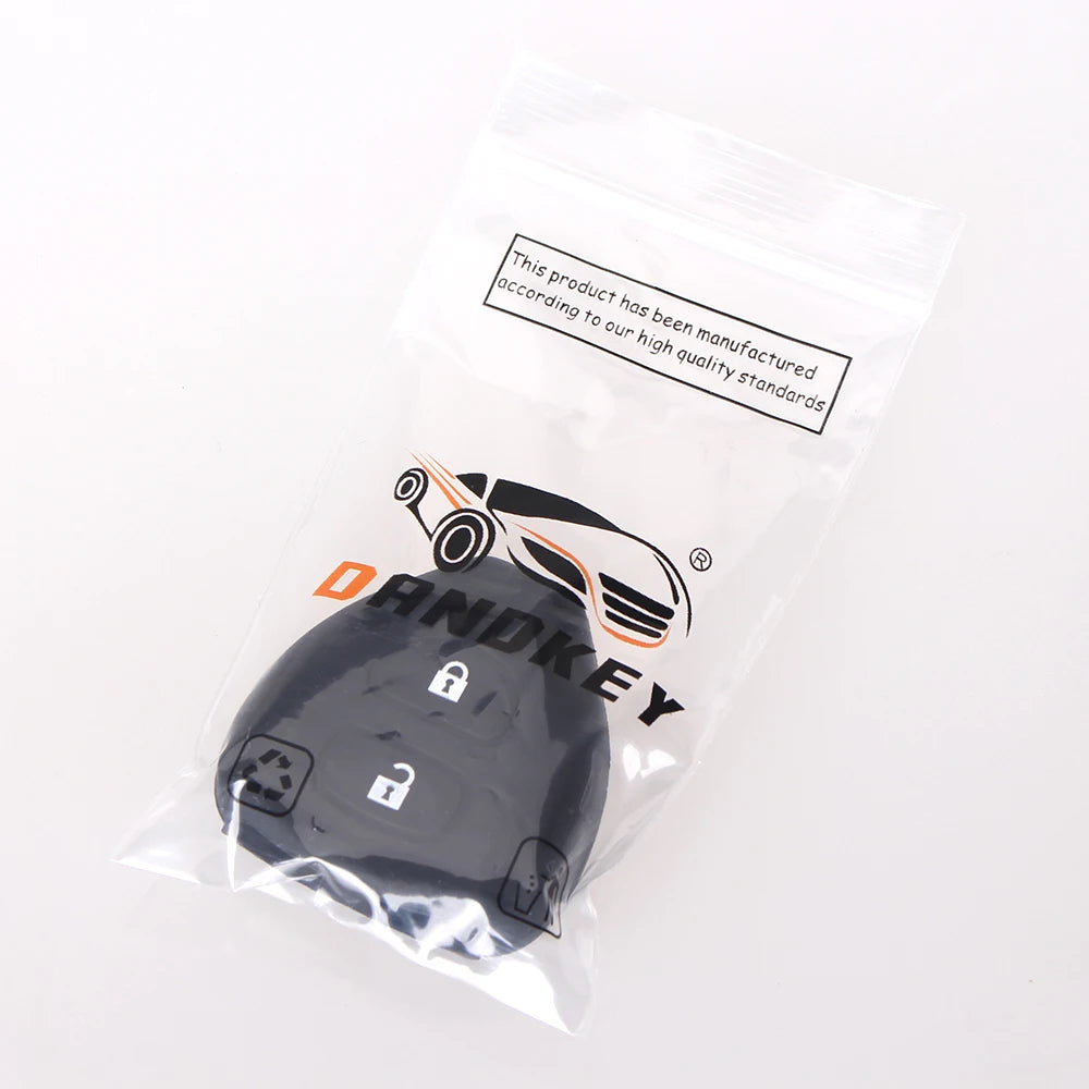 2 Buttons Silicone Key Case  For N70 Hilux