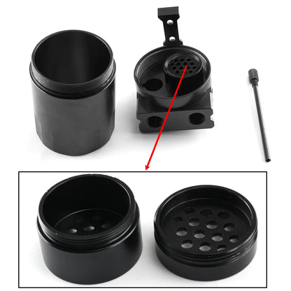 Universal Baffled Aluminum Oil Catch Can Reservoir Tank Oil Tank With Breather Filter OCC-1020A Tuck's Performance