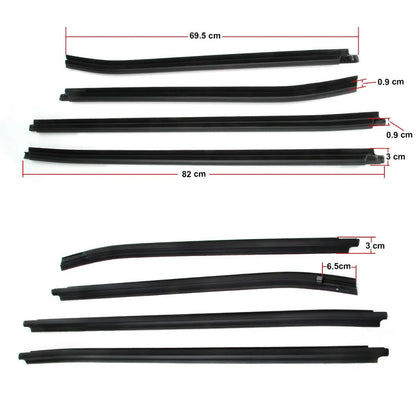 Toyota Hilux Dual Cab 2005-2015  Window  Weather Strips Door