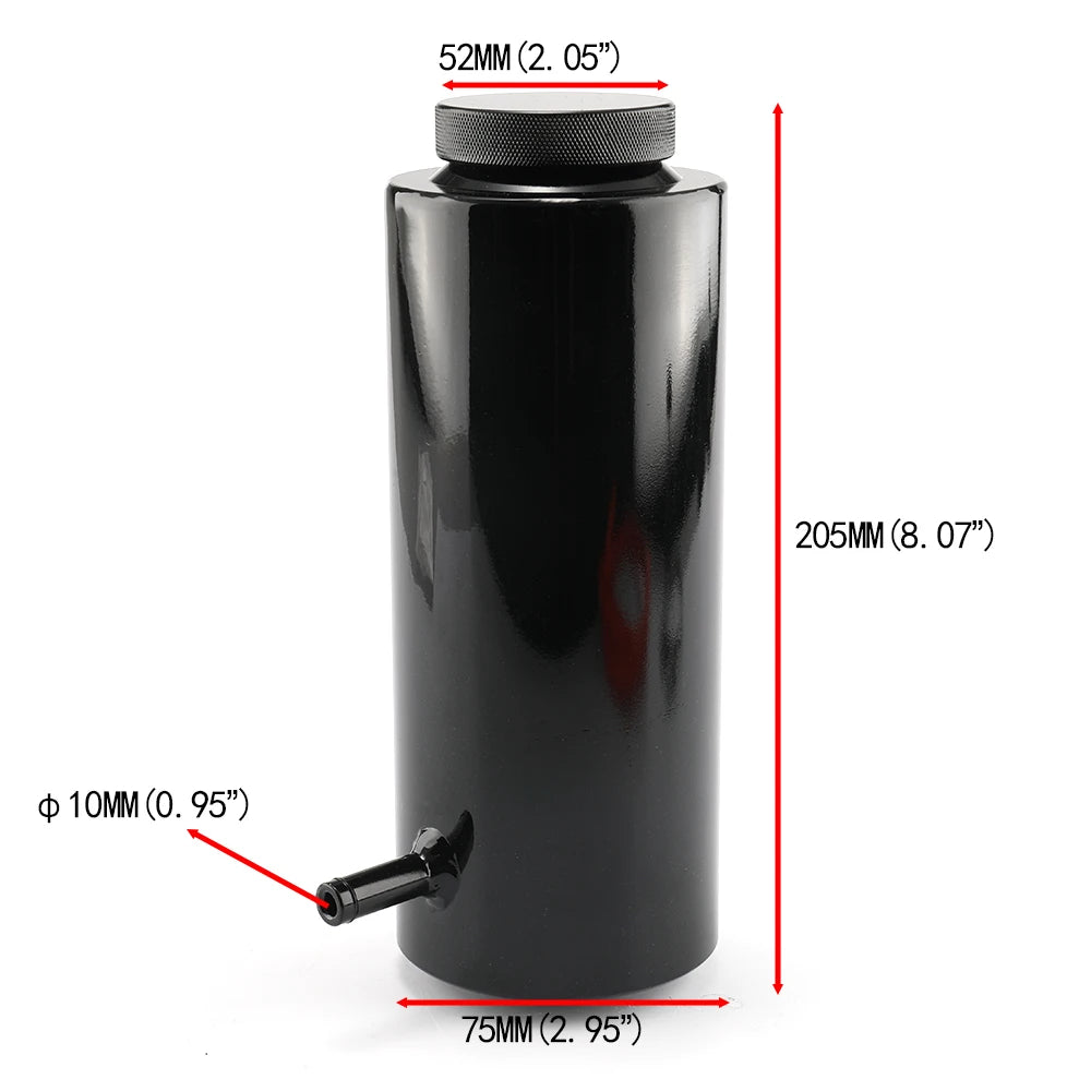 Universal Radiator Coolant Tank 800ml Coolant Expansion Tank Cooling Catch Bottle Overflow Reservoir Aluminum Car Styling Tuck's Performance