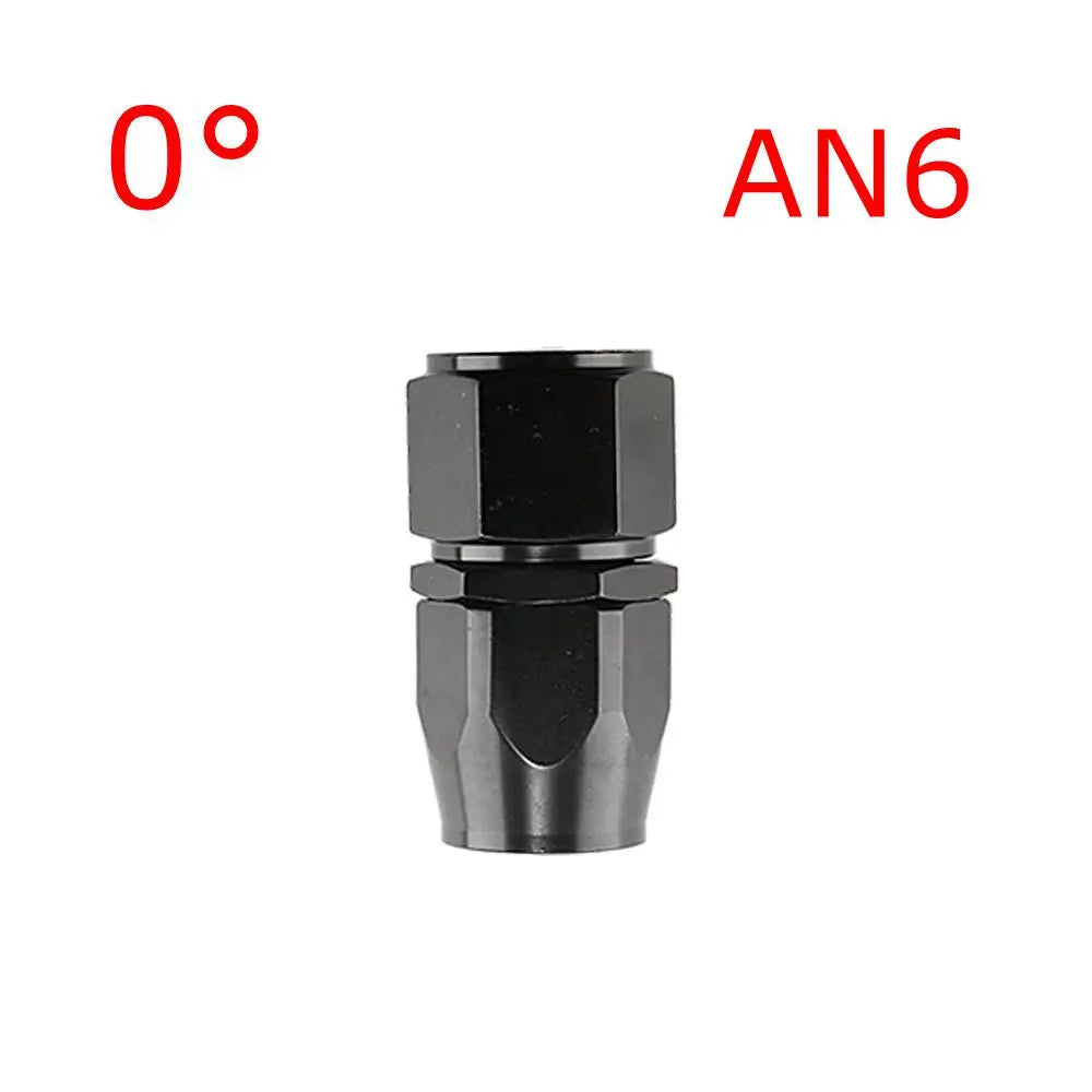 AN Swivel Hose End Fitting, Black | AN4 to AN12 | Straight, 45, 90 & 180 Degree Tucks Performance