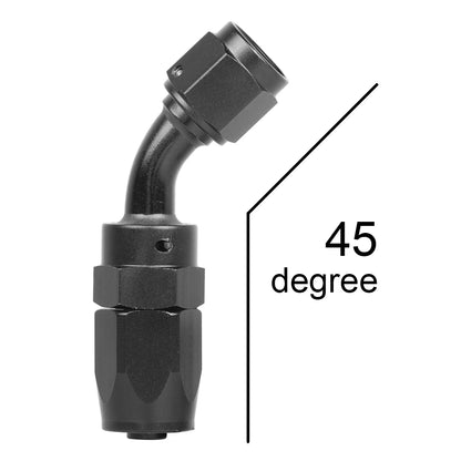 1PCS AN6 AN8 AN10 Straight 45 90 120 180 Degree Oil Fuel Swivel Hose End Fitting Oil Hose End Adaptor