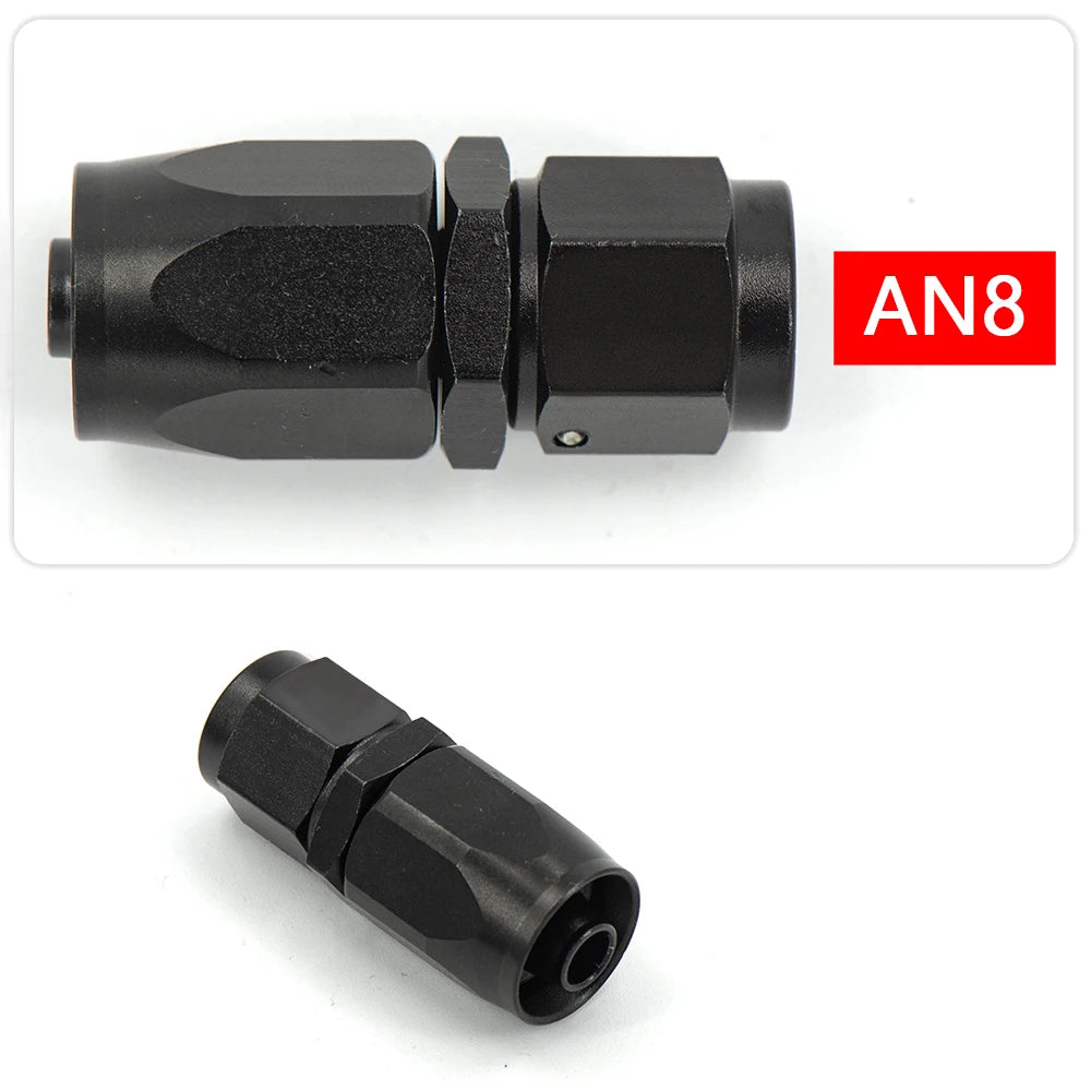 1PCS AN6 AN8 AN10 Straight 45 90 120 180 Degree Oil Fuel Swivel Hose End Fitting Oil Hose End Adaptor