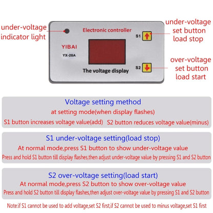 12V Battery Low Voltage Cut off Switch On Protection Undervoltage Controller DC Tuck's Performance