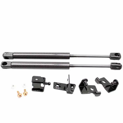 Blue carbon fibre look bonnet strut