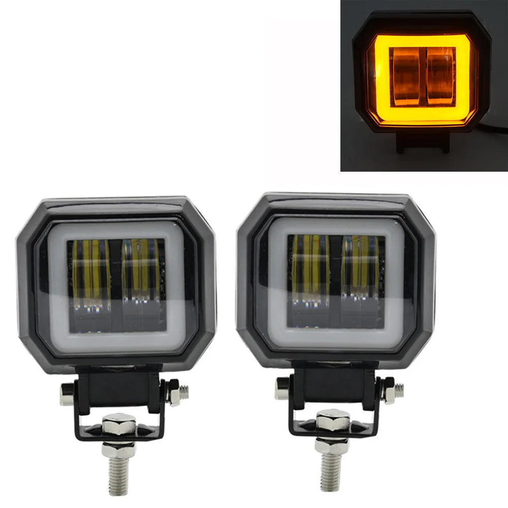 12V-80V Round LED Angel Eye Work Light product image 32