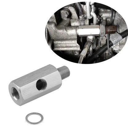 1/8'' BSPT & 1/8'' NPT & M10 Stainless Steel Oil Pressure Sensor Connector Joint to NPT Tee Adapter Turbo Accessories Adapter Tuck's Performance